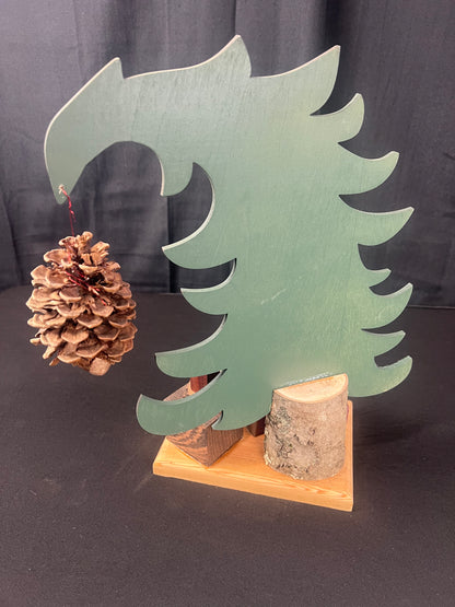 Table Top Rustic Christmas Tree