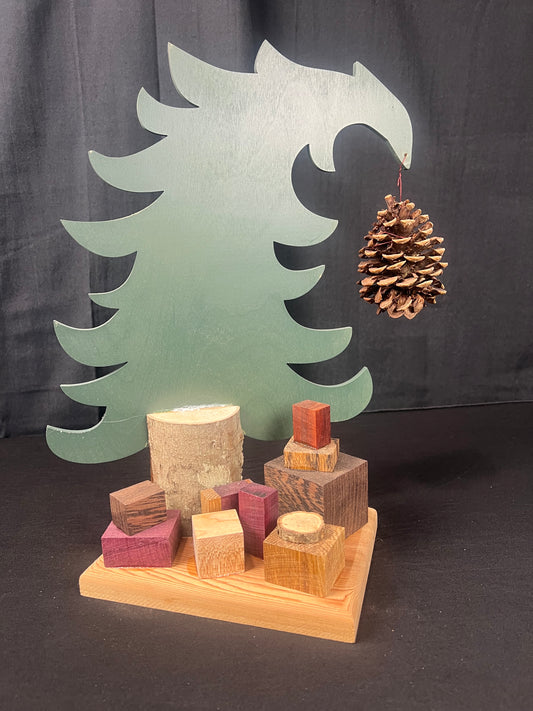 Table Top Rustic Christmas Tree