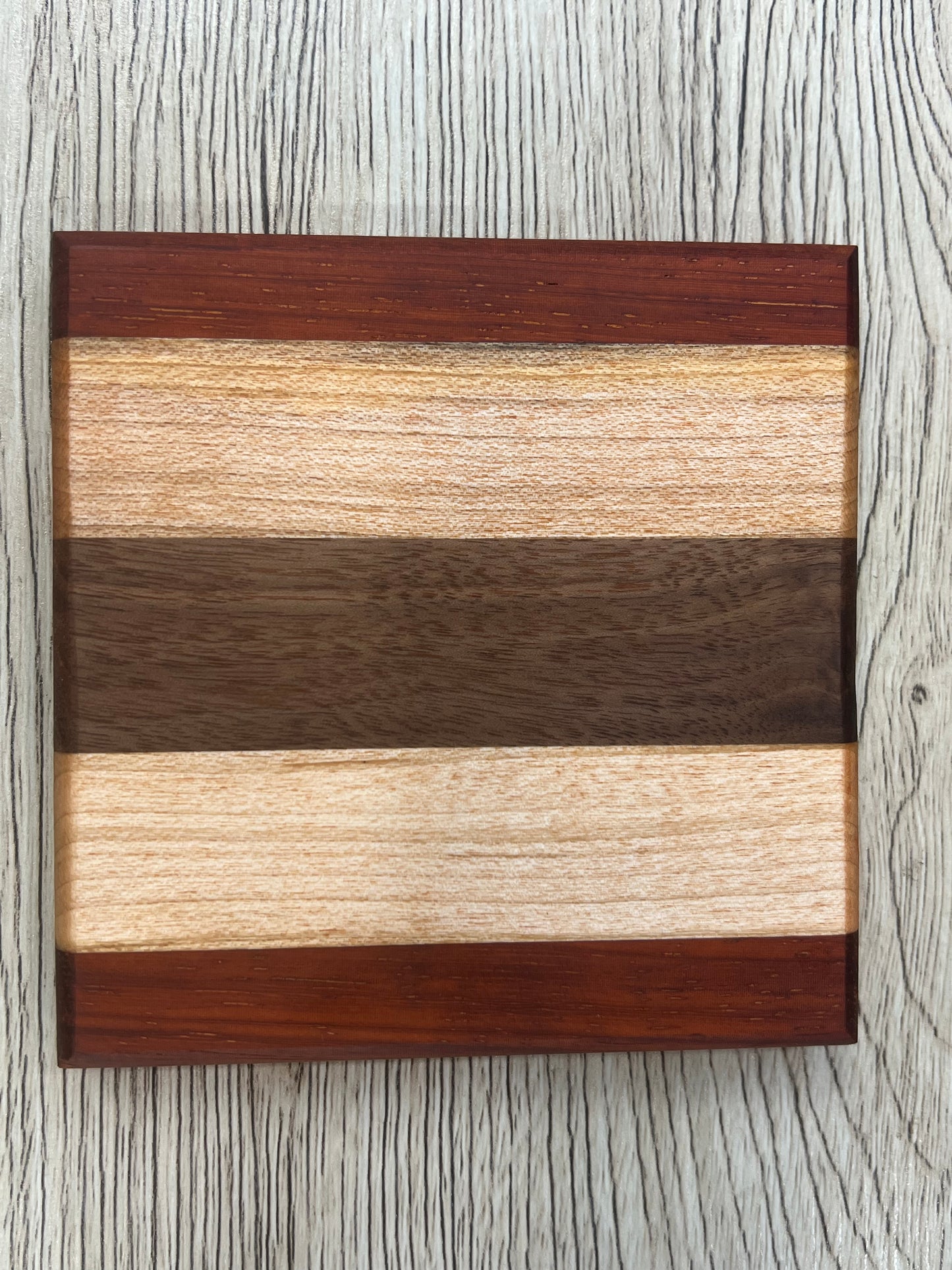 Exotic Wenge, Paudauk and Red Maple Wooden Coasters