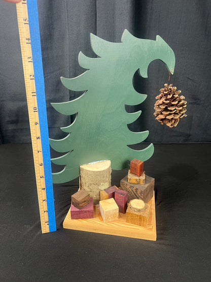 Table Top Rustic Christmas Tree