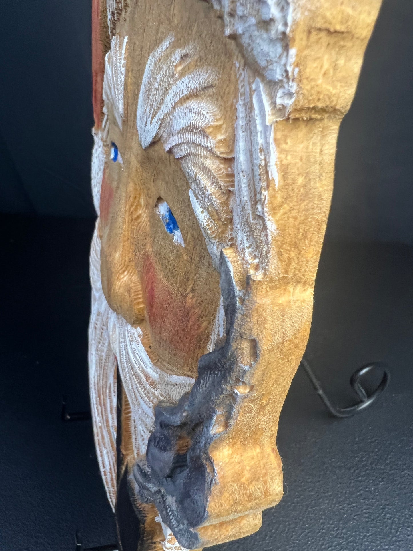 Old Fashion Rustic Santa Claus- Wooden Home Decor