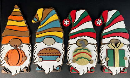 Christmas Gnome with Festive Ornament