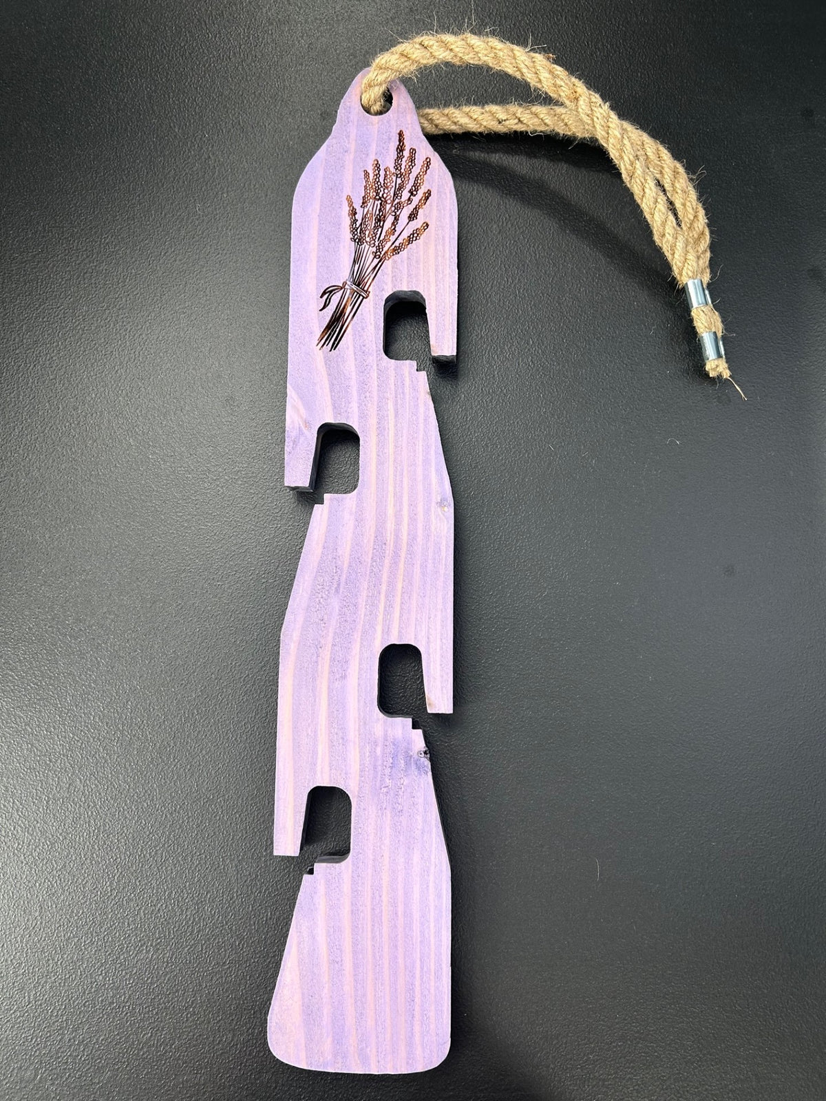 Rustic Lavender Wooden Flower/Plant Pot Hanger