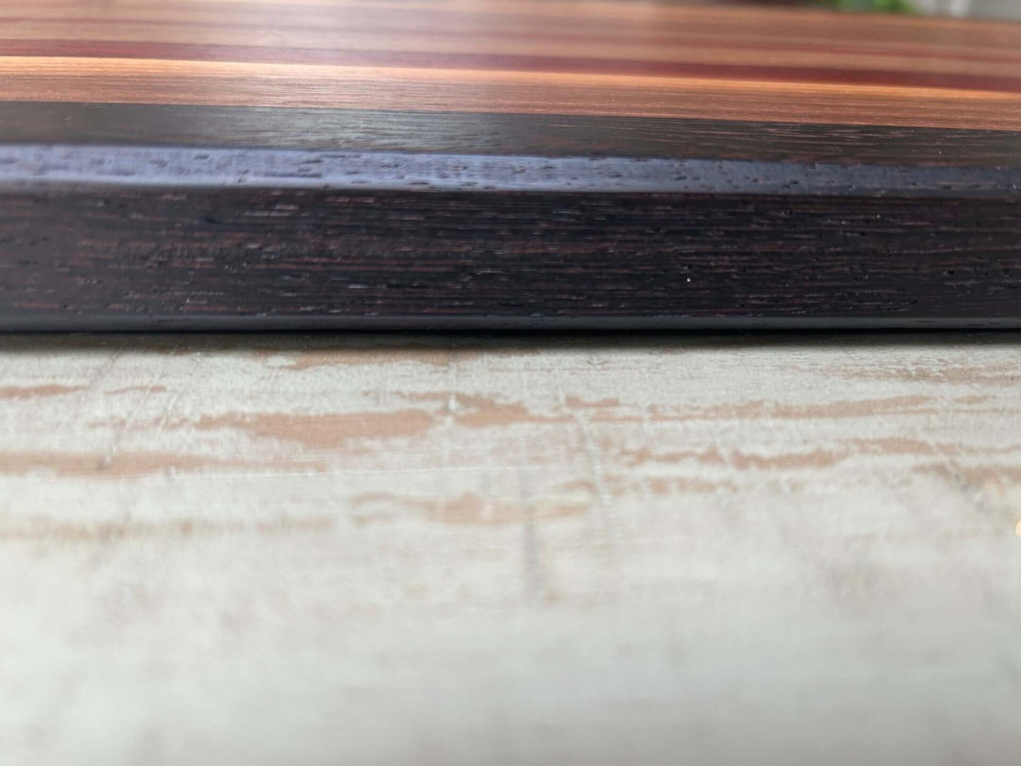 Exotic Wood Cutting Board & Coaster Set